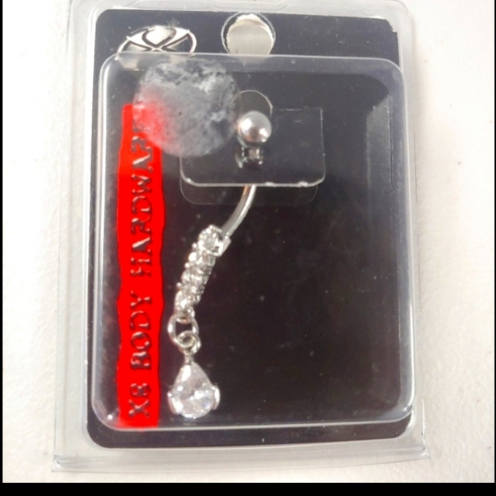 BOGO FREE!  Silver Dangle Belly Jewelry